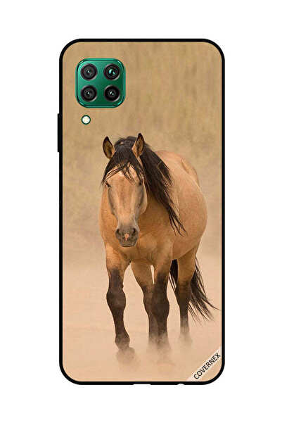 Covernex غطاء حماية لهاتف هواوي نوفا 7i / P40 لايت - سباق الخيل البني