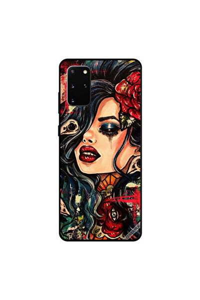 Covernex غطاء حماية لهاتف سامسونج جالاكسي S20 بلس برسومات فنية لفتاة