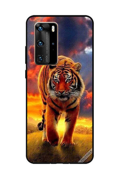 Covernex غطاء حماية لهاتف هواوي بي 40 برو - جلد فهد