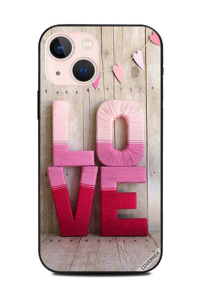 Covernex غطاء حماية لهاتف أبل آيفون 13 ميني - لون وردي خوخي أحمر