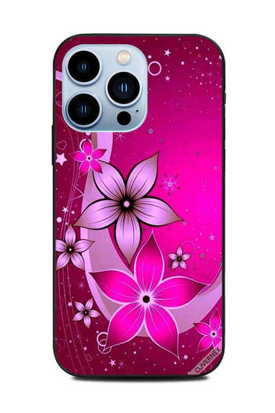 Covernex غطاء حماية لهاتف Apple iPhone 13 Pro بنقشة زهور وردية كاملة