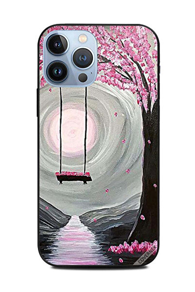 Covernex غطاء حماية لهاتف Apple iPhone 13 Pro Max - شجرة وردية