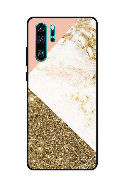 Covernex غطاء حماية لهاتف هواوي بي 30 برو بنمط لامع ذهبي وغير لامع