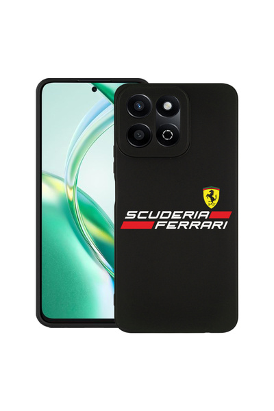 bestcase ® Husa Slim Silicon pentru Honor 200 Smart, Ferrari Scuderia, 192337...
