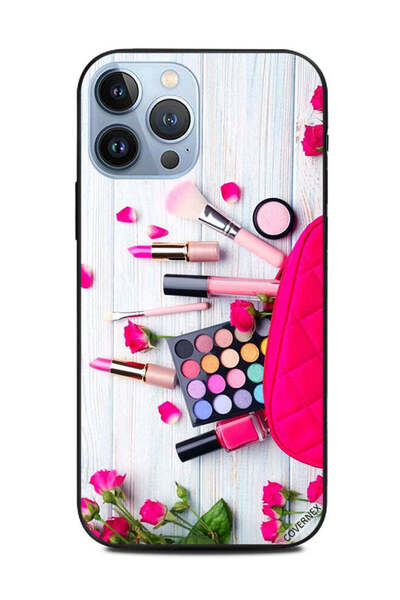 Covernex غطاء حماية لجهاز Apple iPhone 13 Pro Max وردي أدوات مكياج