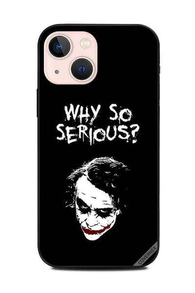 Covernex غطاء حماية لجهاز Apple iPhone 13 Mini لماذا هذا الجدية بالأبيض والأسود