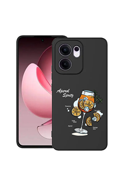 bestcase ® Husa Slim Silicon pentru OPPO Reno13 F / Reno13 FS, Aperol Spritz,...