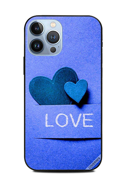 Covernex غطاء حماية لهاتف Apple iPhone 13 Pro Max - قلب أزرق