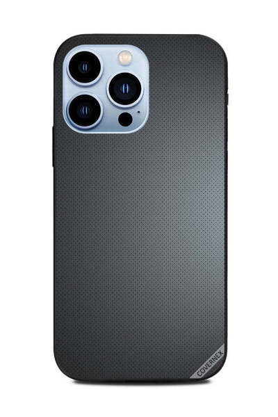 Covernex غطاء حماية لجهاز Apple iPhone 13 Pro، أسود، بنقشة منقّطة فاتحة