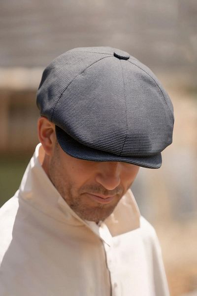 Külah Men's British Newsboy Cap Anthracite Driver Hat
