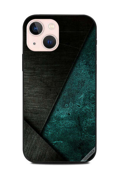 Covernex غطاء حماية لهاتف Apple iPhone 13 Mini بنمط أسود وأخضر غامق