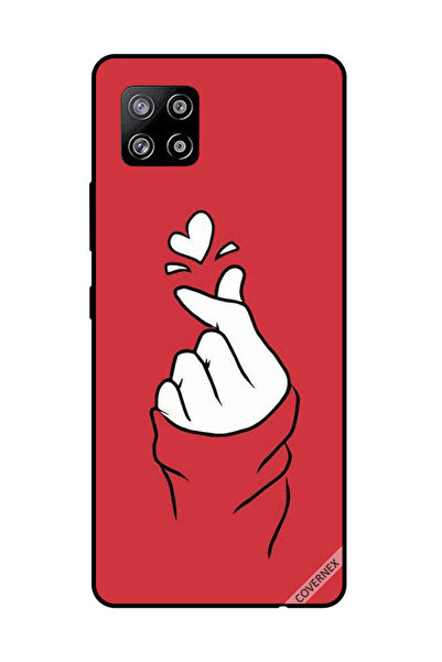 Covernex غطاء حماية لهاتف سامسونج جالاكسي A42 سناب لوف أحمر