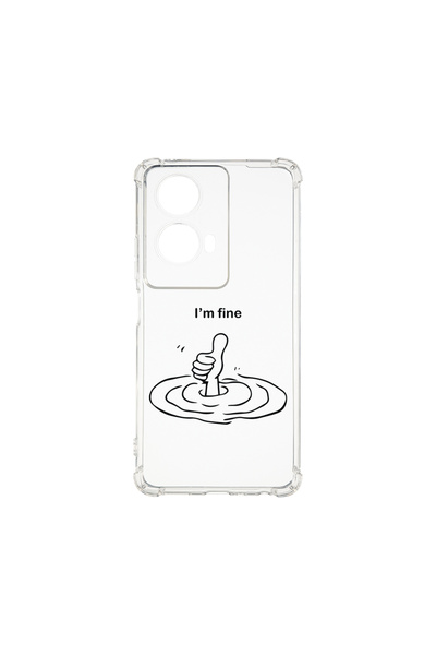 bestcase ® Husă antișoc pentru Motorola Edge 50 Fusion, I'm Fine, 1805844 AS ...