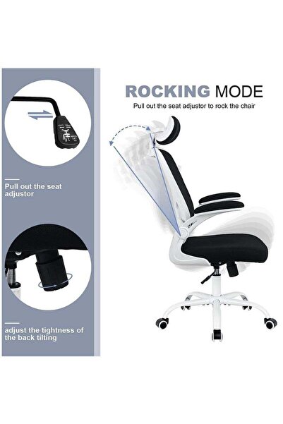 COOYA Office Chair,ergonomic,adjustable Height,with Lumbar Support,for Office,Height 112cm,width 62cm