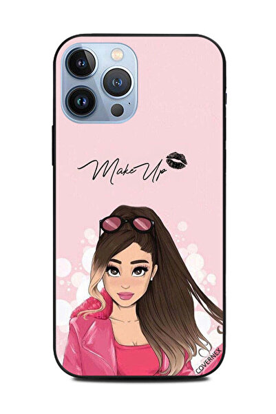 Covernex غطاء حماية لهاتف أبل آيفون 13 برو ماكس - فستان وردي - فتاة لطيفة