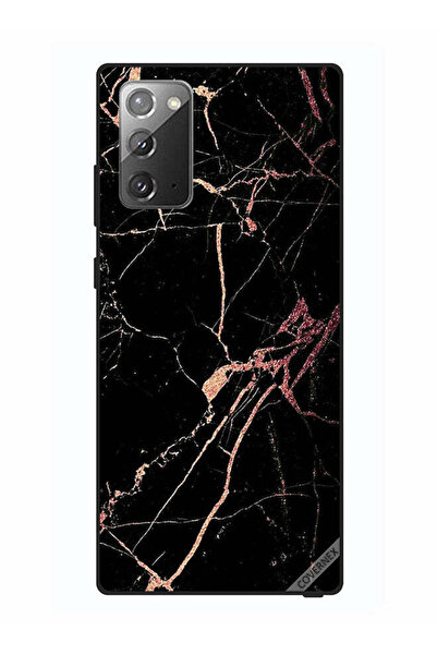 Covernex غطاء حماية لهاتف سامسونج جالكسي نوت 20 بنمط رخامي أسود