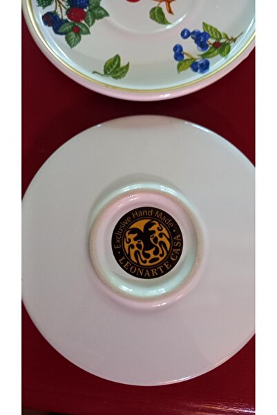 Bohemia Çay Tabağı Seramik 6 lı Bohemia