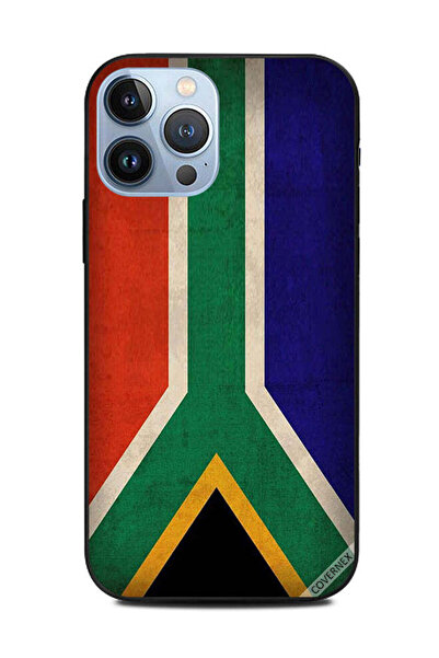 Covernex غطاء حماية لجهاز Apple iPhone 13 Pro Max بعلم جنوب أفريقيا العتيق
