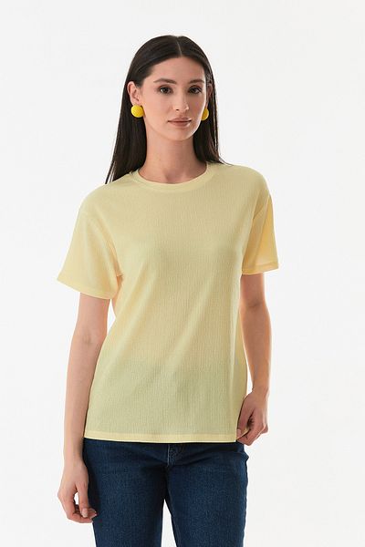 Fulla Moda Basic Wrapped Fabric T-Shirt