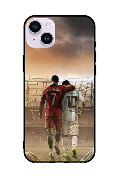Covernex غطاء حماية لهاتف أبل آيفون 14 ميسي وكريستيانو رونالدو