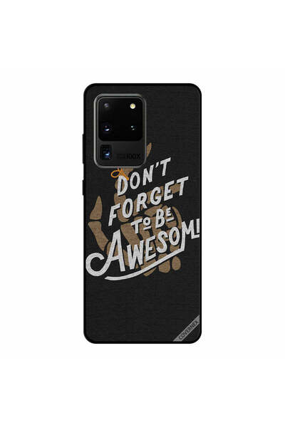 Covernex Samsung Galaxy S20 Ultra Case Cover Don't Forget To Be Awesome