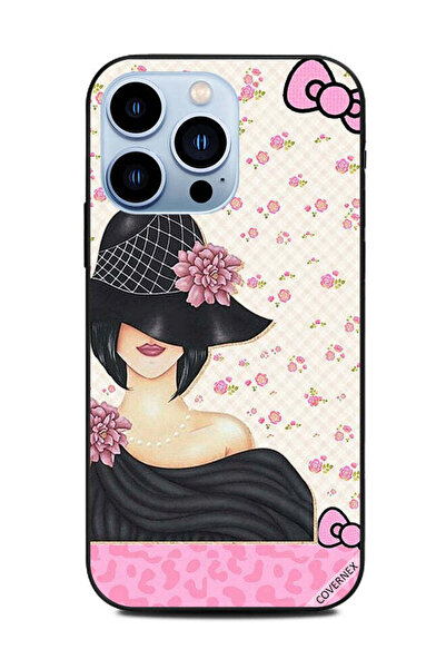 Covernex غطاء حماية لهاتف Apple iPhone 13 Pro - فتاة ذات قبعة سوداء