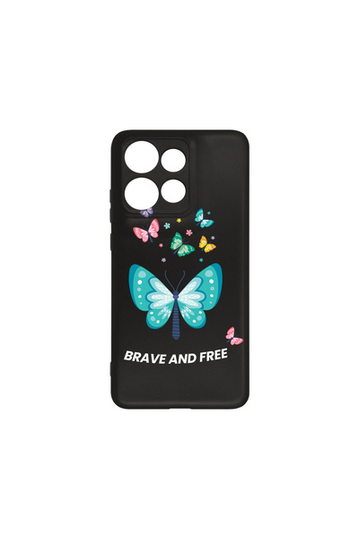 bestcase ® Husa Slim Silicon pentru Motorola Edge 50 Neo, Butterflies, 190826...