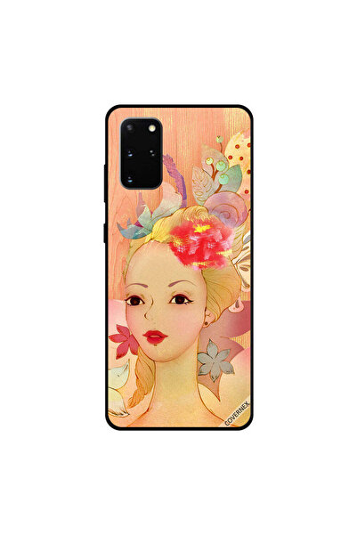 Covernex غطاء حماية سامسونج جالكسي S20 بلس بتصميم فتاة باللون الخوخي