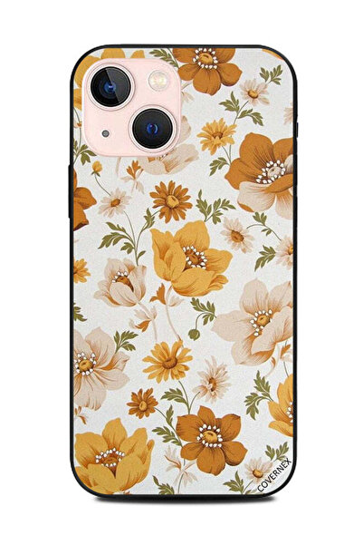 Covernex غطاء حماية لهاتف Apple iPhone 13 Mini باللونين الأصفر والأزرق بنقشة ...