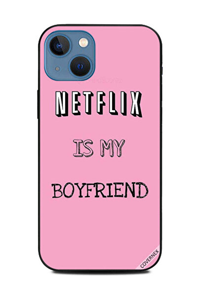 Covernex غطاء حماية لجهاز Apple iPhone 13 - Netflix Is My Boyfriend باللون ال...
