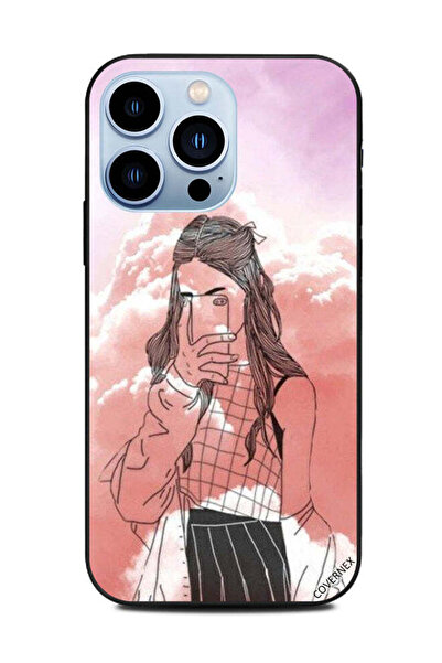Covernex غطاء حماية لهاتف Apple iPhone 13 Pro - فتاة تلتقط صورة