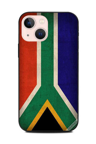 Covernex غطاء حماية لهاتف Apple iPhone 13 Mini بعلم جنوب أفريقيا العتيق