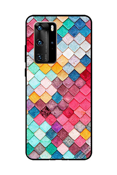 Covernex غطاء حماية لهاتف هواوي بي 40 برو بنمط مربع ماسي
