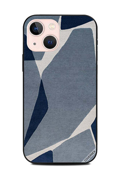 Covernex غطاء حماية لهاتف Apple iPhone 13 Mini بنمط رمادي وأزرق