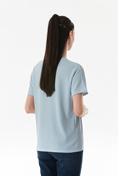 Fulla Moda Μπλουζάκι από ύφασμα με κέντημα καρδιά