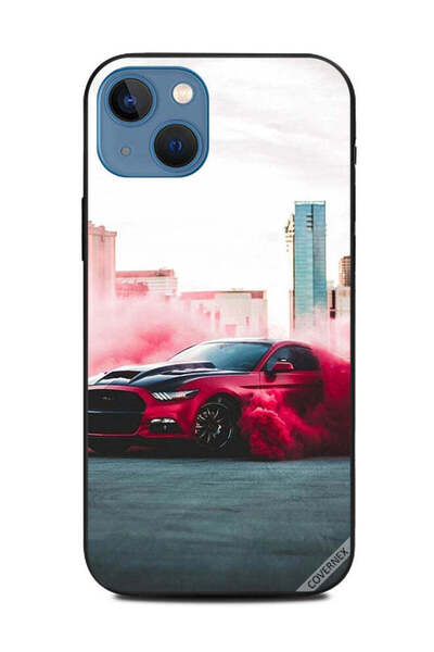 Covernex Protective Case Cover For Apple iPhone 13 Red Car & Red Colors