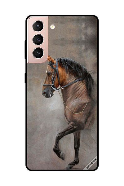 Covernex غطاء حماية لهاتف سامسونج جالاكسي S21 بلس صورة حصان عتيقة