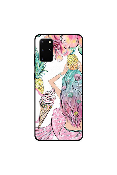 Covernex غطاء حماية لهاتف سامسونج جالكسي S20 بلس بطبعة فتاة وحيد القرن تحمل أ...
