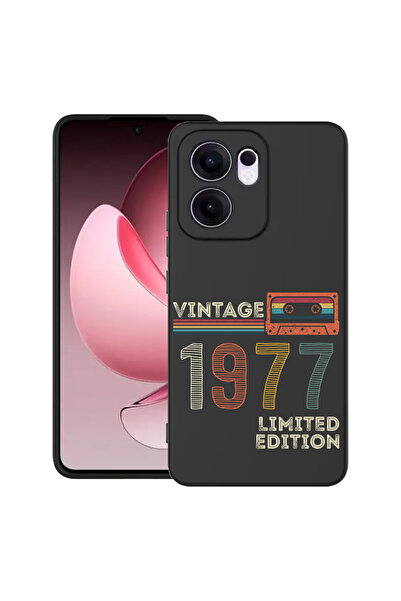 bestcase ® Husa Slim Silicon pentru OPPO Reno13 F / Reno13 FS, 1977 - Vintage...