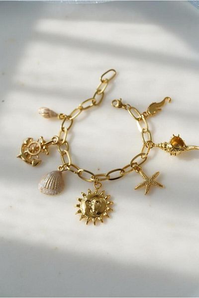 AŞIK ACCESSORIES Summer Themed Charm Bracelet