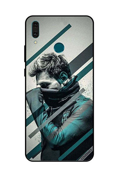 Covernex غطاء حماية لهاتف هواوي Y9 2019 وجه ميسي المختبئ