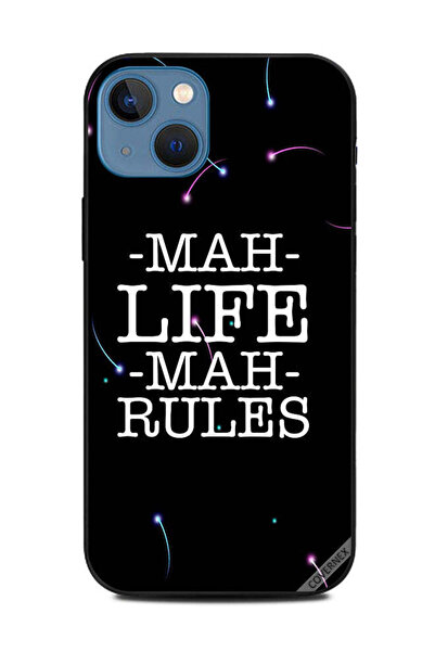 Covernex Protective Case Cover For Apple iPhone 13 Mah Life Mah Rules