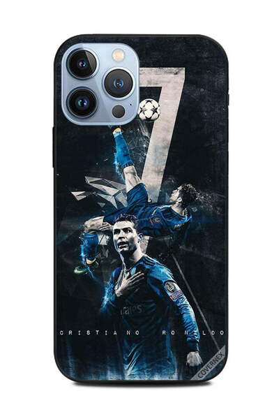 Covernex غطاء حماية لهاتف أبل آيفون 13 برو ماكس رونالدو باللون الأزرق