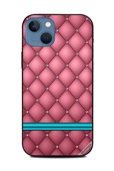 Covernex غطاء حماية لهاتف Apple iPhone 13 بتصميم كلاسيكي باللونين الأخضر والوردي