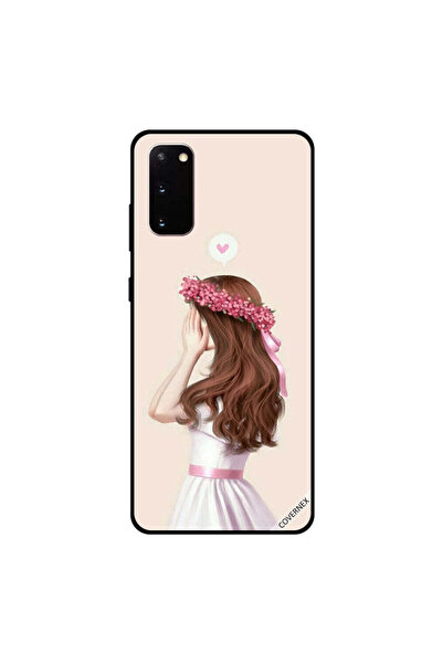 Covernex غطاء حماية سامسونج جالكسي S20 فتاة جميلة تخفي وجهها