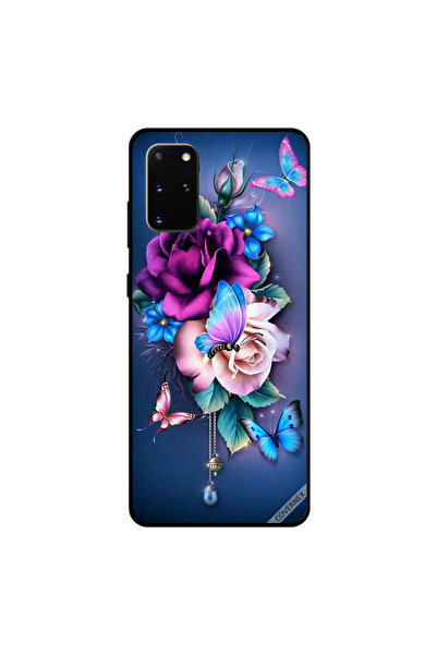 Covernex غطاء حماية لهاتف سامسونج جالكسي S20 بلس بنقشة فراشات وزهور جميلة