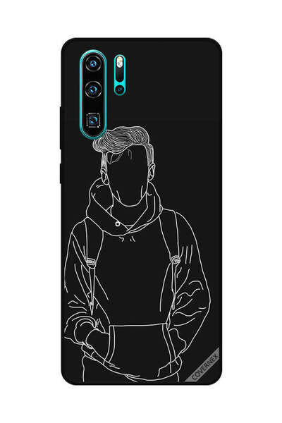 Covernex غطاء حماية لهاتف هواوي بي 30 برو - رسم جاكت بوي