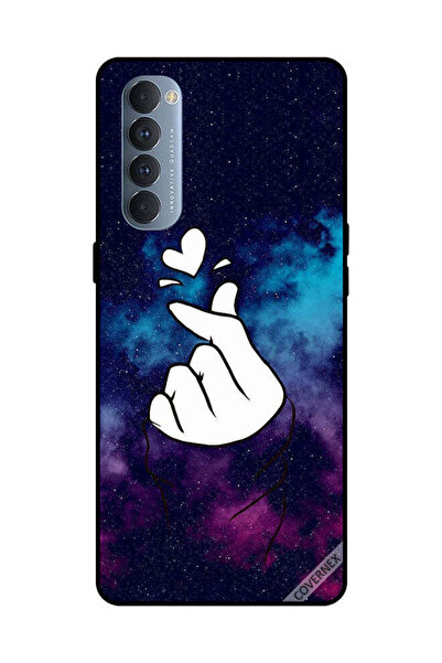 Covernex غطاء حماية لهاتف Oppo Reno 4 Pro Snap Love أزرق داكن