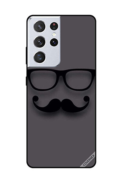 Covernex غطاء حماية لهاتف سامسونج جالاكسي S21 ألترا، زجاج أسود وشارب