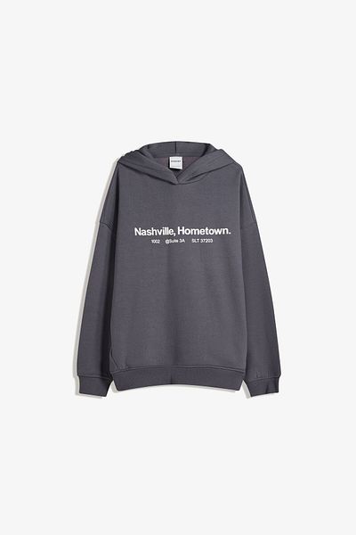 Bershka هودي مطبوع